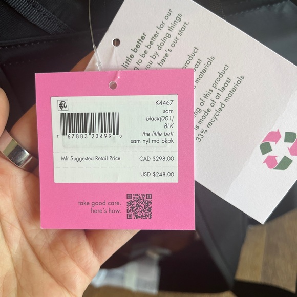 Kate Spade Nylon Backpack - Picture 2 of 4